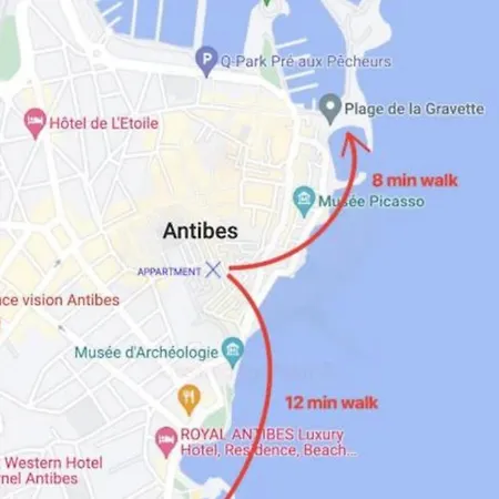 Appartement Incredible Loft In Vieil Antibes With Ac Extérieur photo